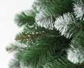 Gałązki pvc choinki sztucznej sosna kryształowa na pniu. Gałązki zdobione sztucznymi kryształkami. Choinka sztuczna Sosna Kryształowa na pniu 160 cm. Drzewko świąteczne z sztucznymi kryształkami.
