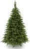 Choinka sztuczna Jodła Naturalna Premium 100% PE 220 cm. Choinka sztuczna jak Żywa. Zdjęcie choinki w całym rozmiarze na białym tle.