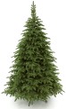 Choinka sztuczna Jodła Naturalna Premium 100% PE 250 cm. Choinka sztuczna jak Żywa. Zdjęcie choinki w całym rozmiarze na białym tle.