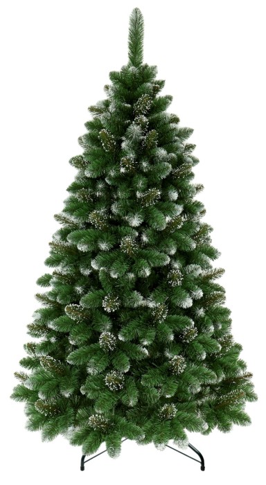 Choinka sztuczna Sosna Kryształowa 200 cm. Drzewko świąteczne z sztucznymi kryształkami.