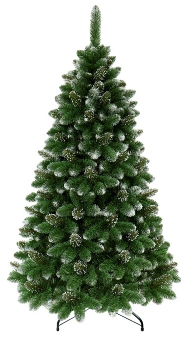 Choinka sztuczna Sosna Kryształowa 120 cm. Drzewko świąteczne z sztucznymi kryształkami.