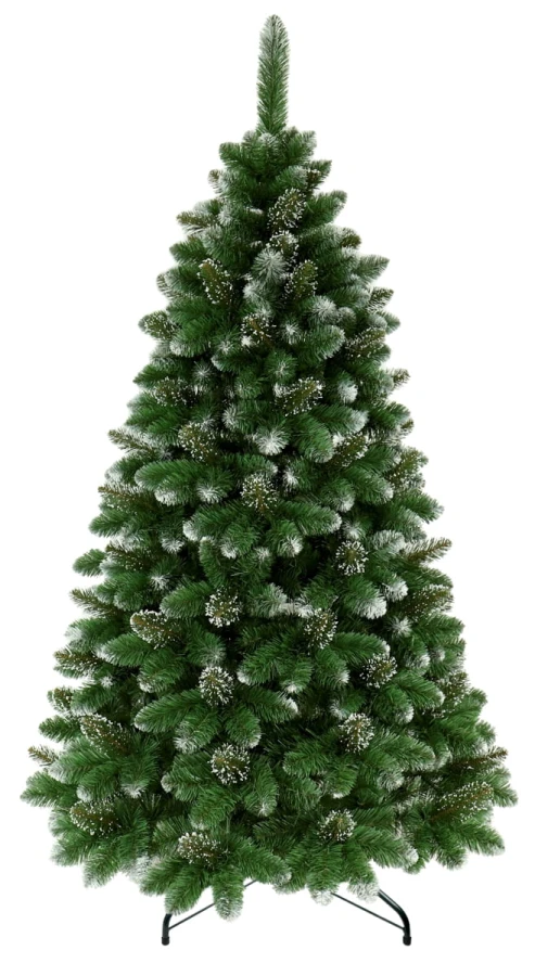 Choinka sztuczna Sosna Kryształowa 120 cm. Drzewko świąteczne z sztucznymi kryształkami.