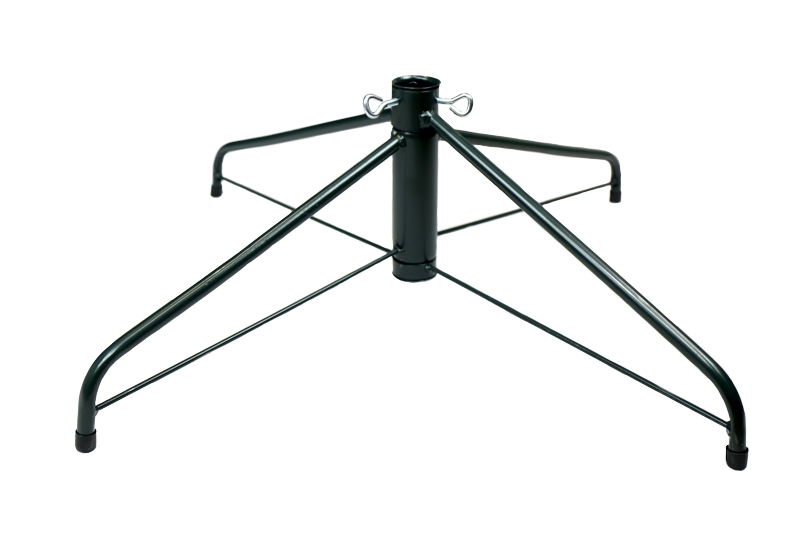 Stojak choinkowy, metalowy czteroramienny, taki jaki jest w komplecie wraz z Choinką sztuczna Świerk Natura PE + PVC 120 cm. Szerokość stojaka 40 cm.