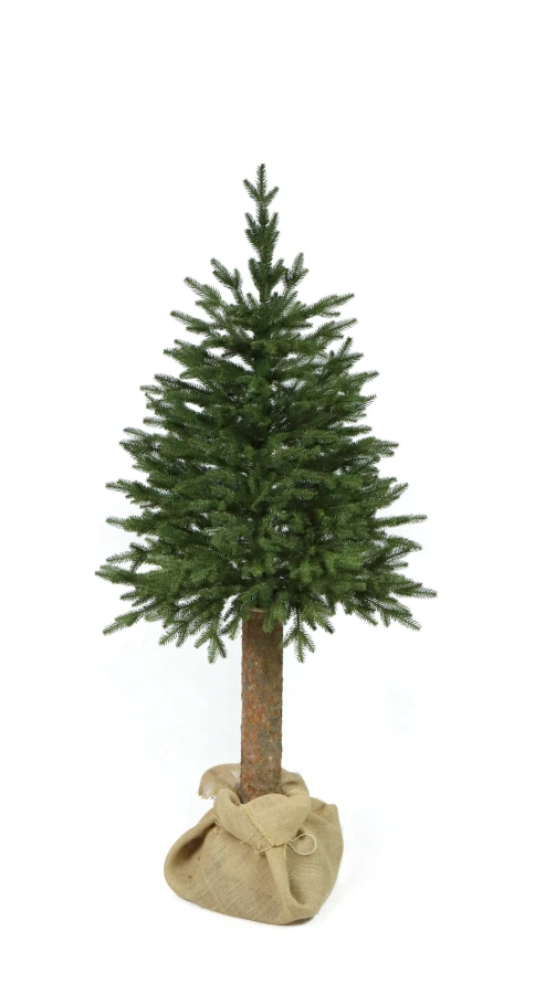 Choinka sztuczna Świerk Naturalny PE na Pniu 160 cm. Drzewko świąteczne Świerk Naturalny PE na Pniu 160 cm. Sztuczne drzewko na naturalnym pniu sosnowym. Choinka sztuczna jak żywa. Świerk Naturalny 100% gałązek PE.